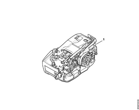 Motosierras de gasolina (MS) MS 201 C-E Níºmero de máquinaÂ  de la marca Stihl